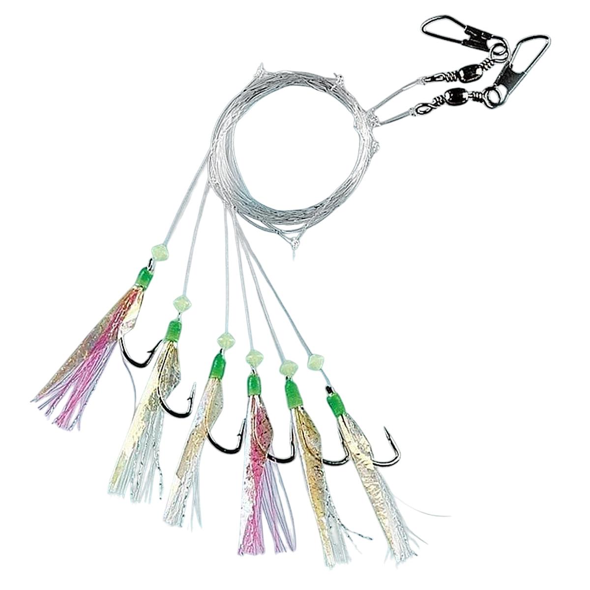 Монтаж Fladen Sabiki rig 6-hooks size 4