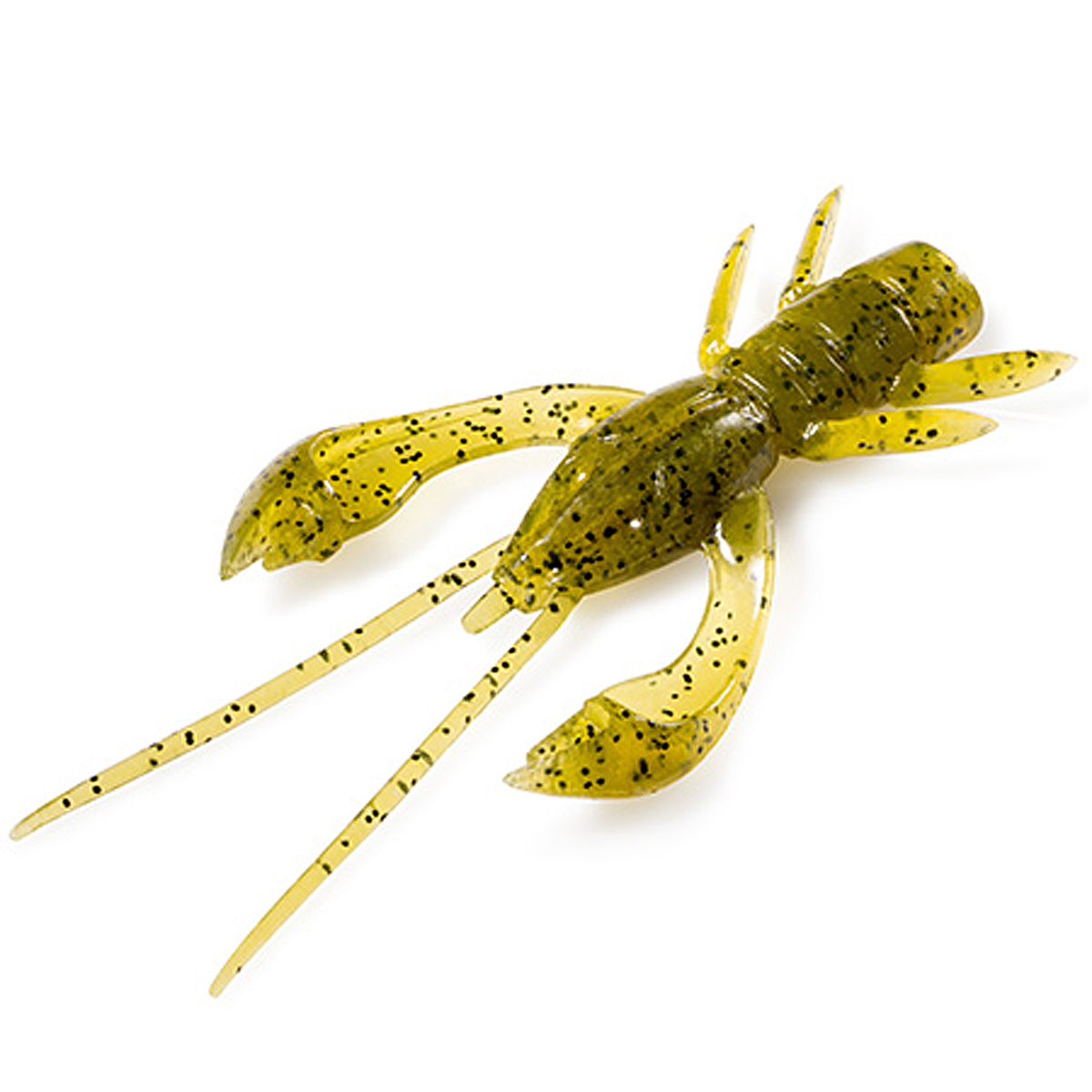 Силикон FishUp Real Craw 1.5" 10pc #036 Caramel/Green & Black фото 3