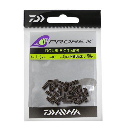 Обжимные трубочки Daiwa Prorex Double Crimps L 1.30mm 30pcs