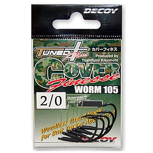 Гачок офсетний підвантажений Decoy Back Switcher Worm 103 #4/0 4pcs фото 2