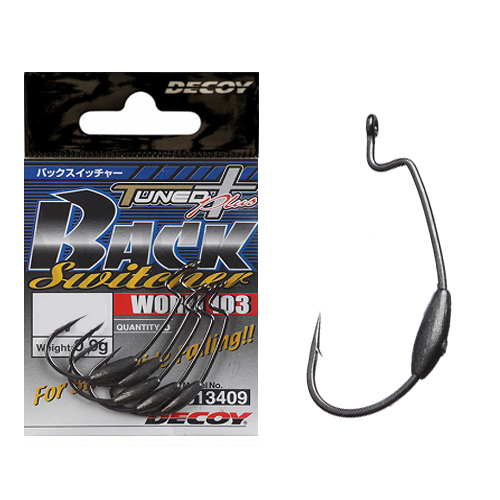 Гачок офсетний підвантажений Decoy Back Switcher Worm 103 #5/0 4pcs