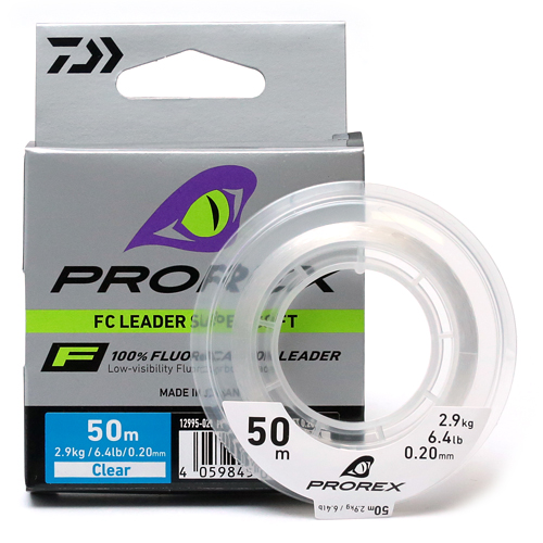 Флюорокарбон Daiwa Prorex FC Leader Super Soft 50m 2.9kg 0.20mm