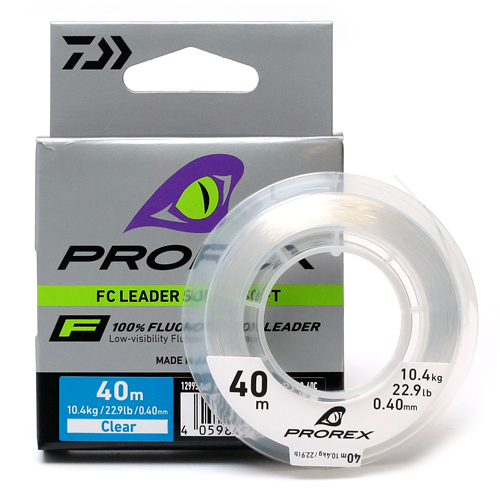Флюорокарбон Daiwa Prorex FC Leader Super Soft 40m 10.4kg 0.40mm