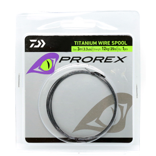 Поводочный материал Daiwa Prorex Titanium Wire Spool 3m 22kg фото 2