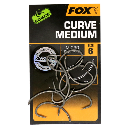 Гачок Fox Edges Curve Medium #6 10pcs