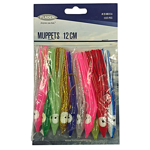 Октопус Fladen Octopus Muppets 12cm 10pcs #Assorted