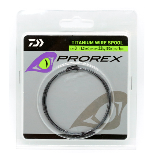 Поводковий матеріал Daiwa Prorex Titanium Wire Spool 3m 12kg/25lb фото 2