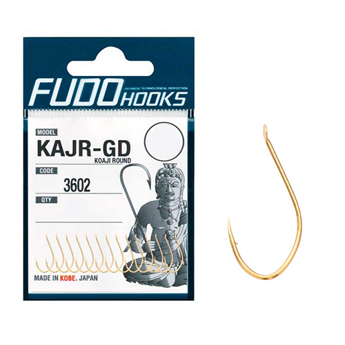 Гачки Fudo Koaji Round Black 14 (17 шт.)