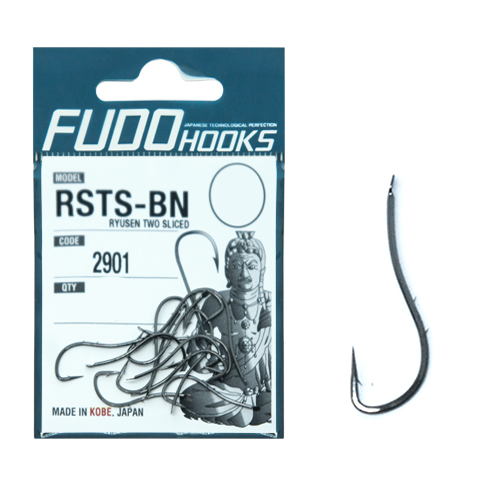 Крючки Fudo Ryuusen Two Sliced Black 1 (8 шт.)
