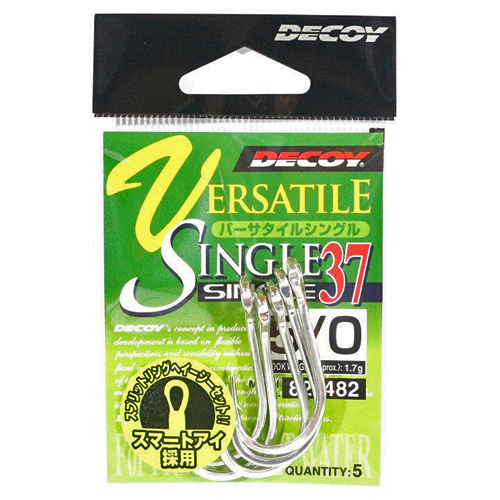 Гачок Decoy Single 37 Versatile single #4/0 6pcs фото 5