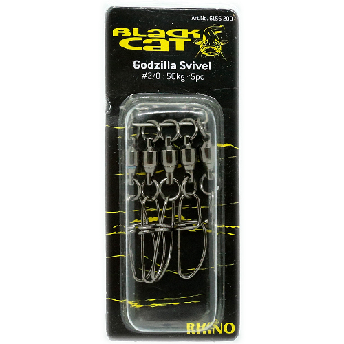 Вертлюжок на підшипнику Black Cat Godzilla Swivel №2 55mm