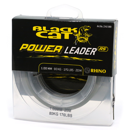 Шнур для сома Black Cat Power Leader RS 1mm 20m 80kg
