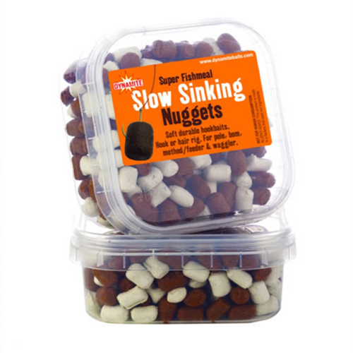 Нагетс Dynamite Baits Pop-Ups super fismeal slow sinking nuggets White & Brown