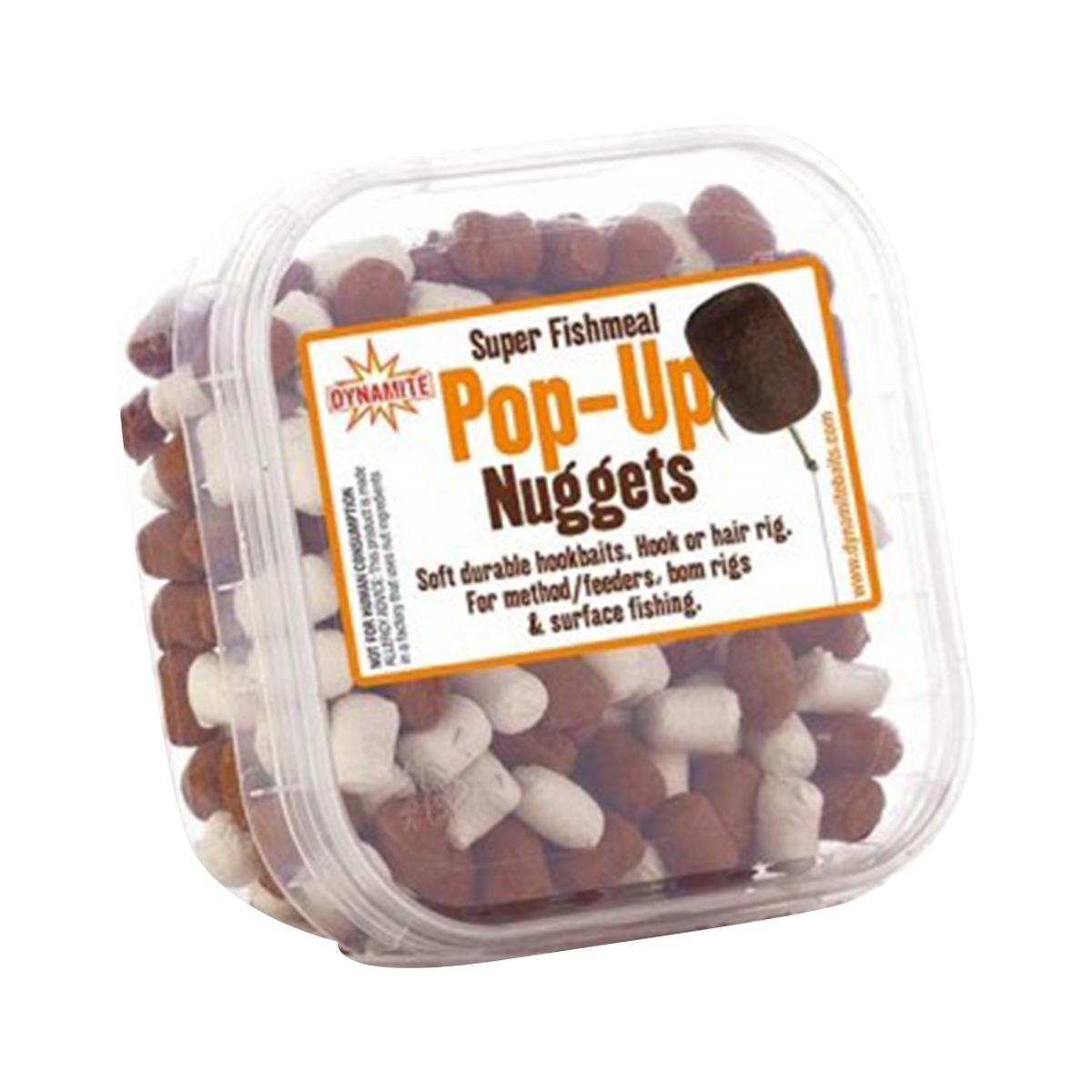 Прикормка Dynamite Baits Fishmeal Pop-Up Pellets x 8 pots White & Brown