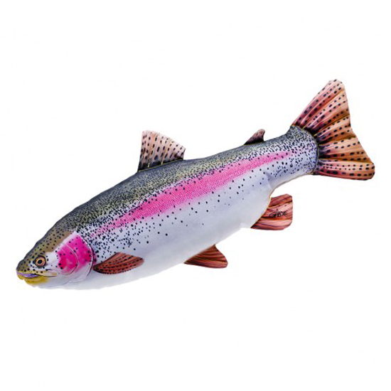 Подушка-игрушка 3KBaits рыба радужная форель 62*26