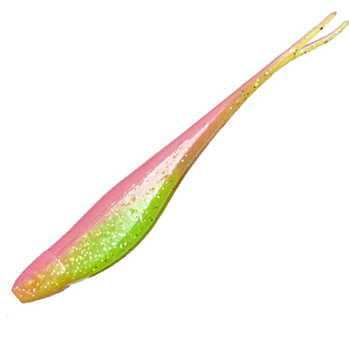 Плавающий силикон ZMAN Scented Jerk Shadz 4" 5pc #Electric Chicken