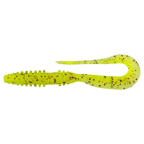 Силікон Keitech Mad Wag Slim 4.5" pal#01 Chartreuseredflake