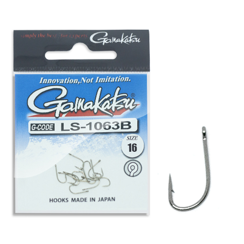 Крючки одинарные Gamakatsu LS-1063B N/L Bronze №16 14шт