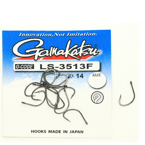 Крючки одинарные Gamakatsu LS-3513F N/L Black №4 15pc