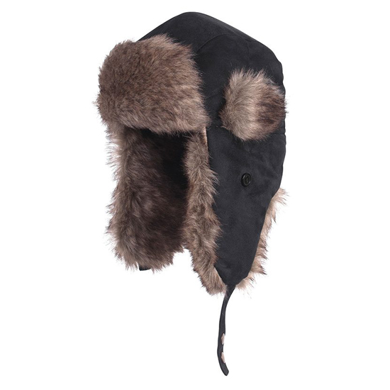 Шапка зимняя Fladen Fur Cap Black M