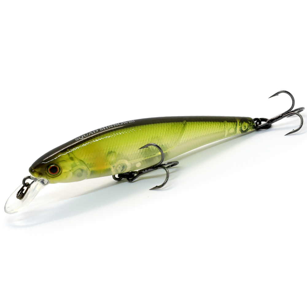 Воблер Jackall Squad Minnow 80SP 82mm 9.7g  #Ghost Auy