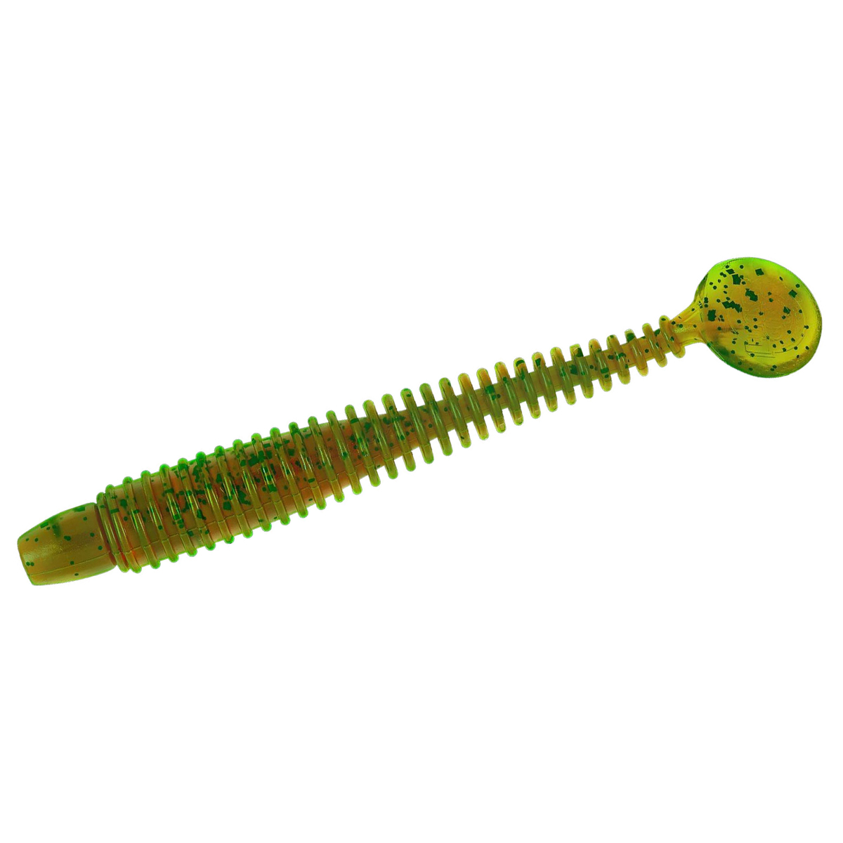 Силікон Lunker City Swimming Ribster 4" #001 8шт. фото 3