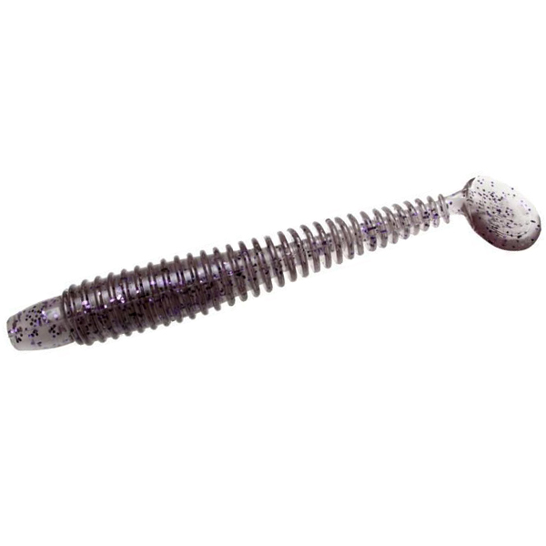 Силікон Lunker City Swimming Ribster 4" #001 8шт. фото 5